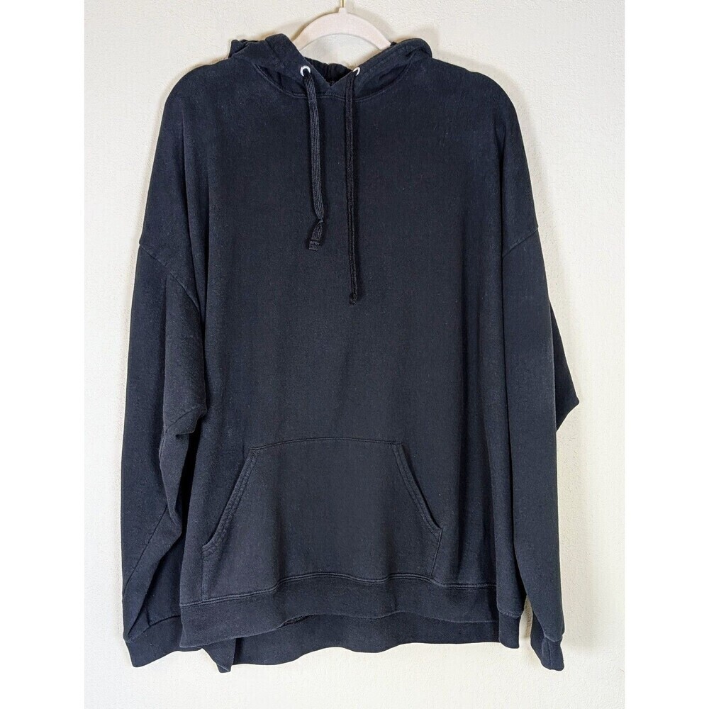 Vintage Russell Athletic Hoodie Sweatshirt Men’s Size 3XL Black Pullover
